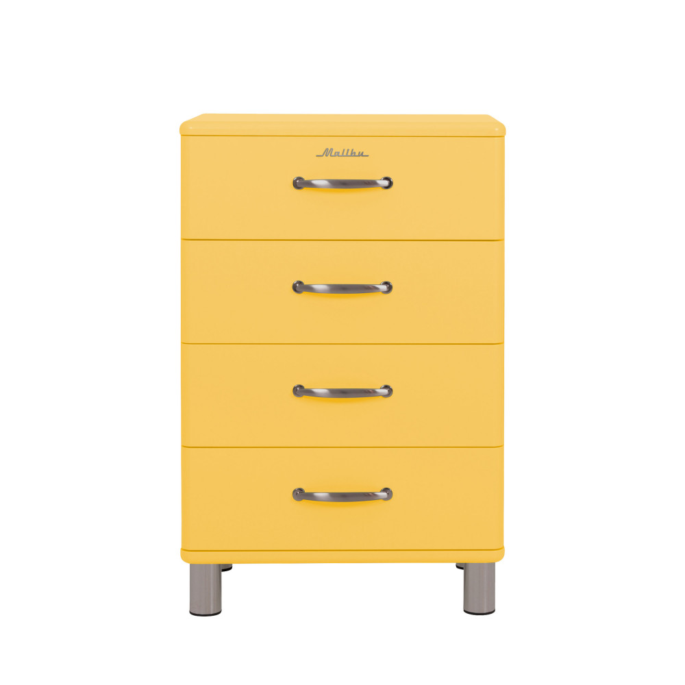 Malibu - Petit meuble de rangement vintage L60cm - Couleur - Jaune