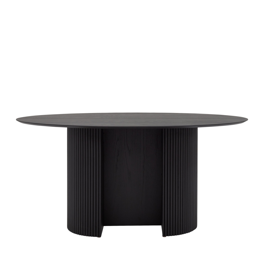 Rod - Table à manger en bois 160x110 - Couleur - Noir