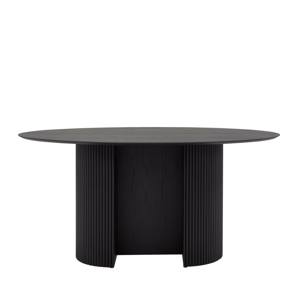 rod - table à manger en bois 160x110 - couleur - noir