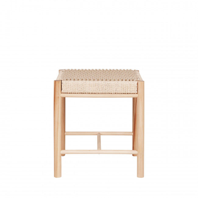 Abano - Tabouret en bois et corde H46,5cm
