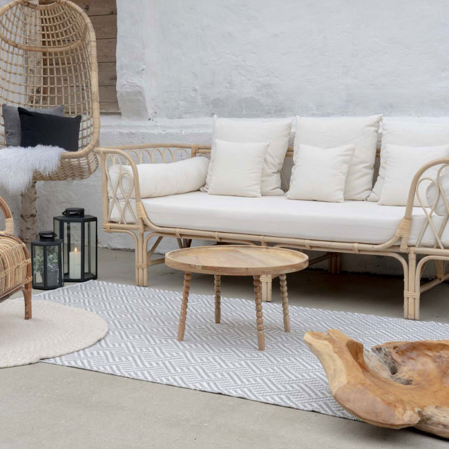 Jammu - Table basse ronde en manguier ø60cm