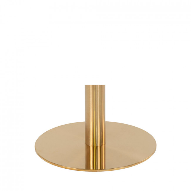 Bolzano - Table à manger ronde effet marbre ø90cm