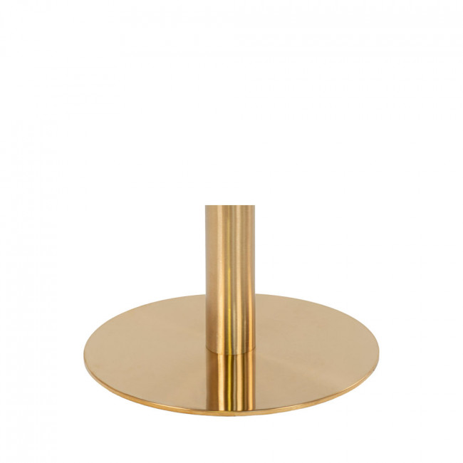 Bolzano - Table à manger ronde effet marbre ø110cm