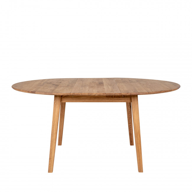 Metz - Table à manger extensible en bois 118-158x118cm