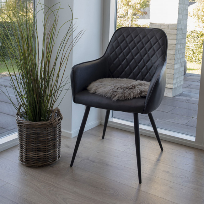 Lambskin seat - Galette de chaise en peau de mouton