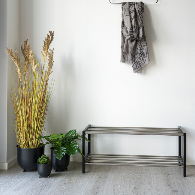 Padova - Meuble à chaussures en bois et métal