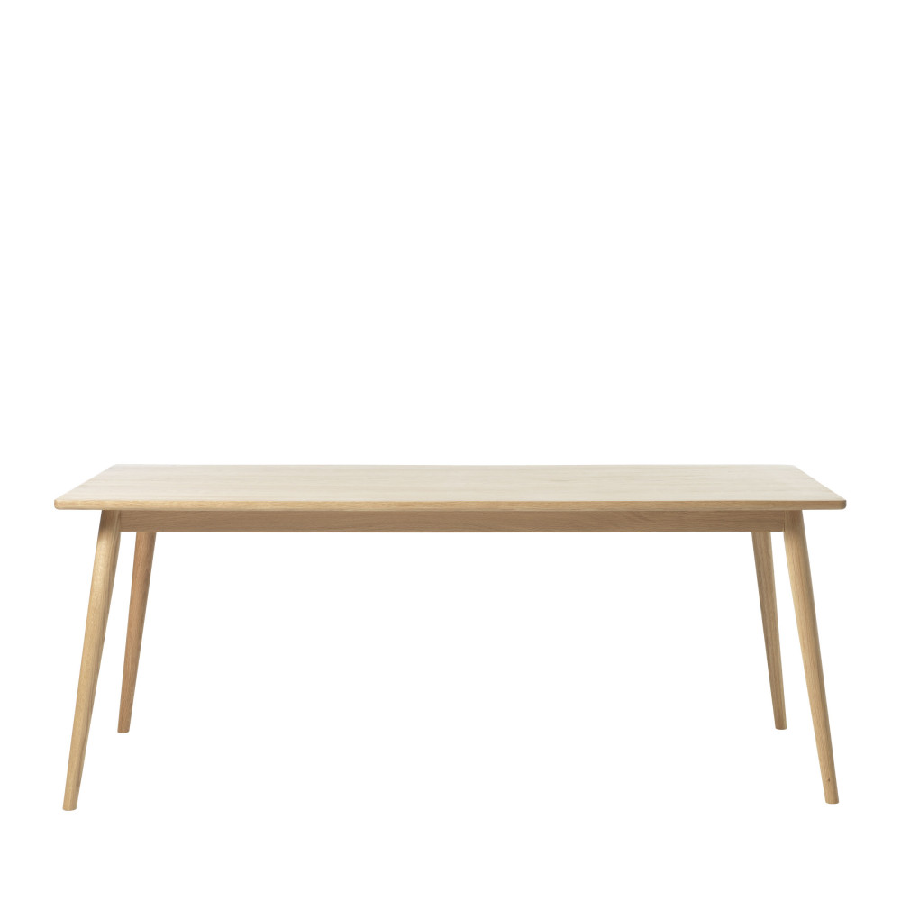 Kiyo - Table à manger en bois 190x90cm - Couleur - Bois clair