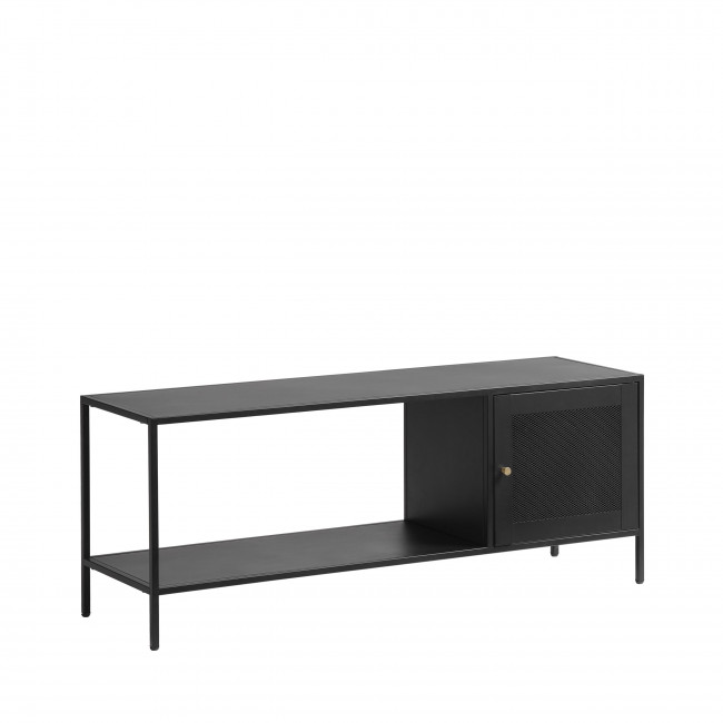 Abel - Petit meuble de rangement 1 porte en métal L120cm