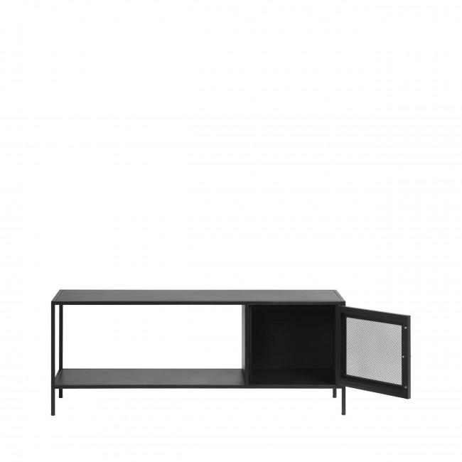 Abel - Petit meuble de rangement 1 porte en métal L120cm