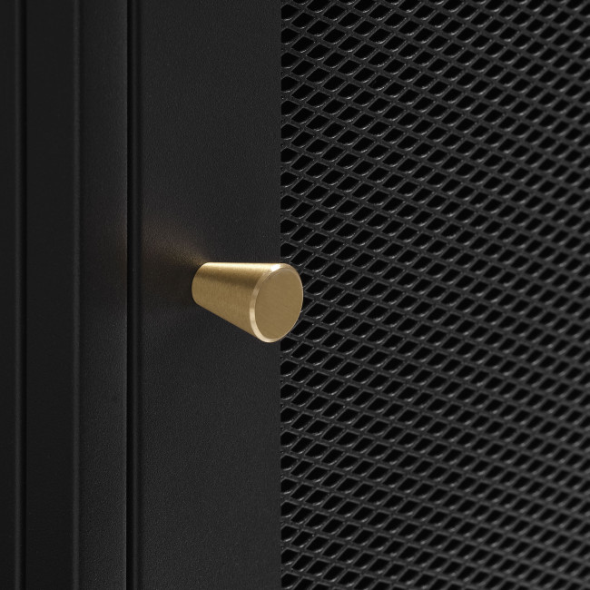 Abel - Petit meuble de rangement 1 porte en métal L120cm