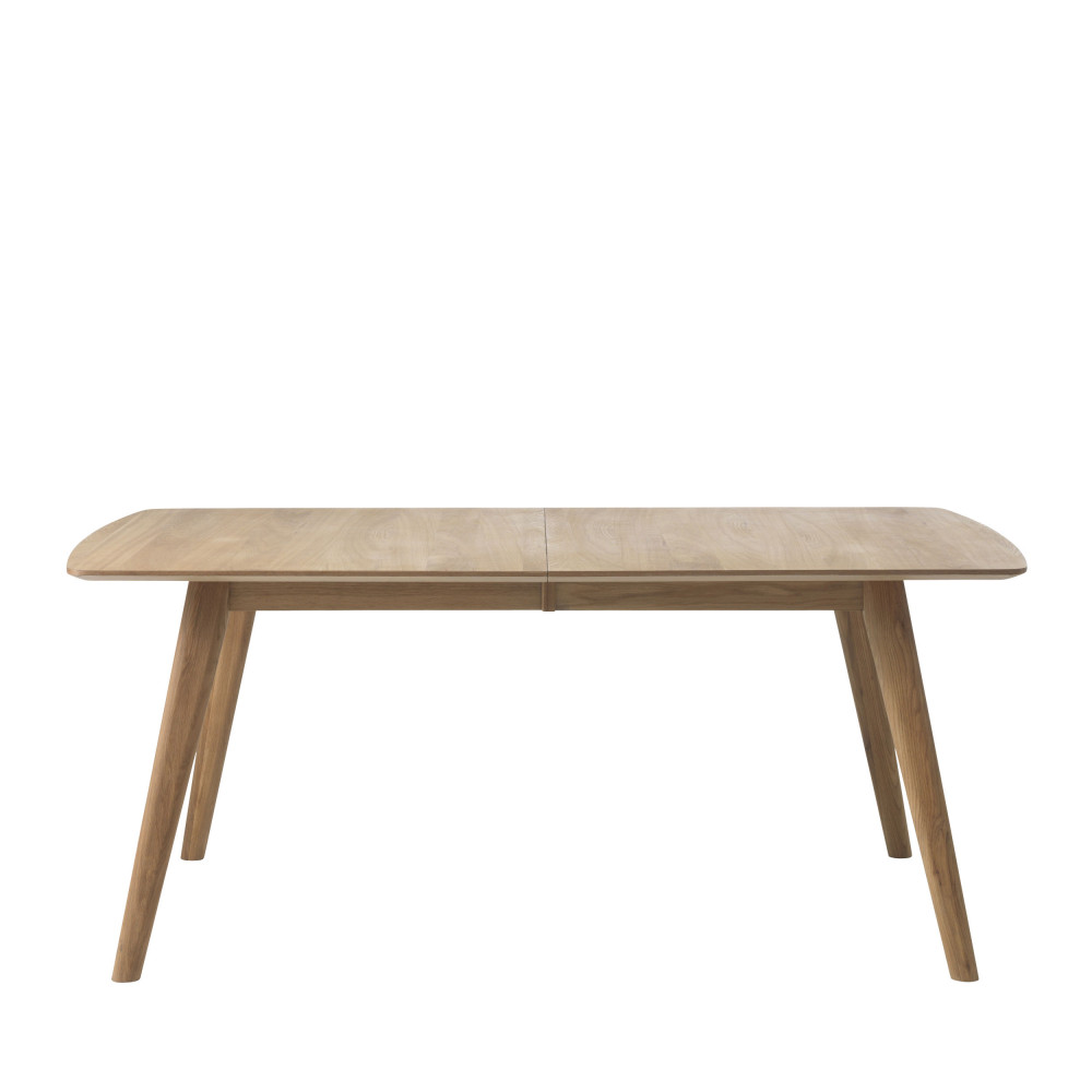 Almor - Table à manger extensible en bois 180-270x100cm - Couleur - Bois clair