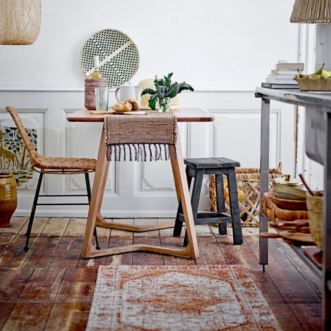 Sirius - Tapis persan rouille en coton