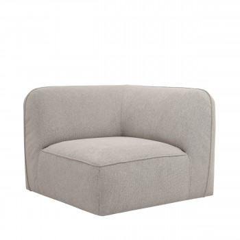 Rembourrage beige pour pouf - Mobilier durable et projets de designers   Meubles en carton Rembourrage en tissu pour module d'extension / siège /  canapé home staging angulaire, en tissu 100% PES