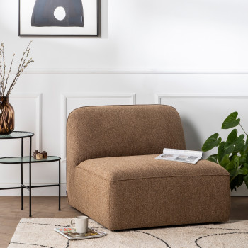 Noor - Chauffeuse pour canapé modulable en tissu