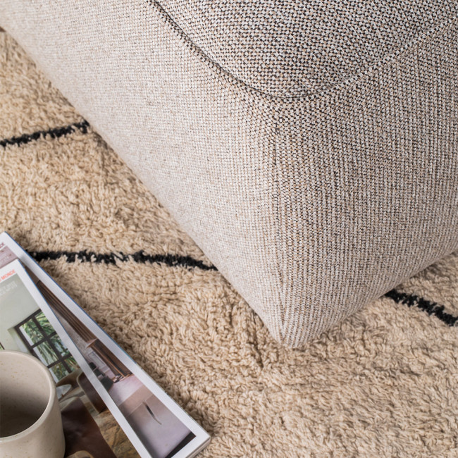 Noor - Chauffeuse pour canapé modulable en tissu