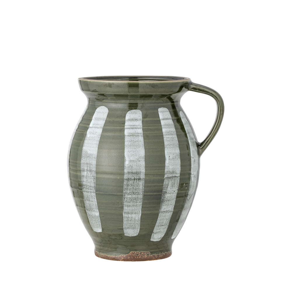 Frigg - Vase en grès céramique H26 - Couleur - Vert