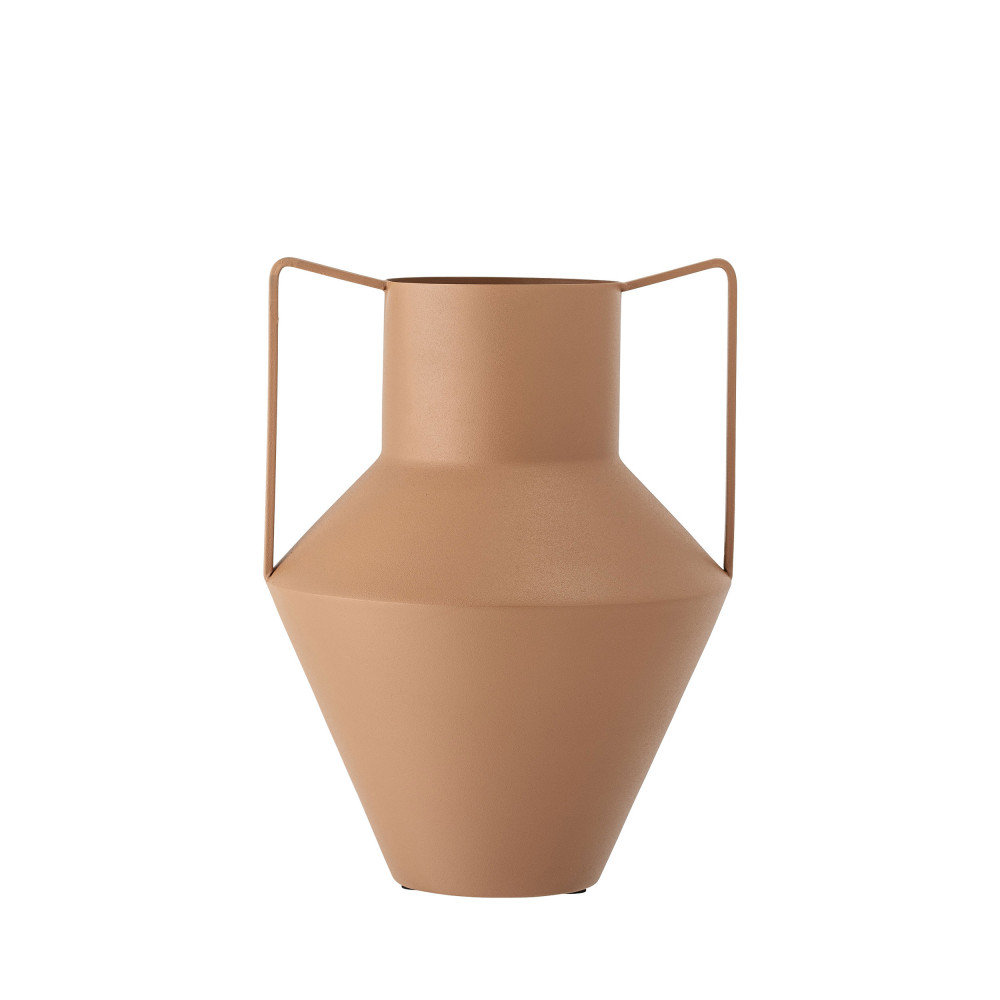 Lola - Vase en métal H34cm - Couleur - Marron