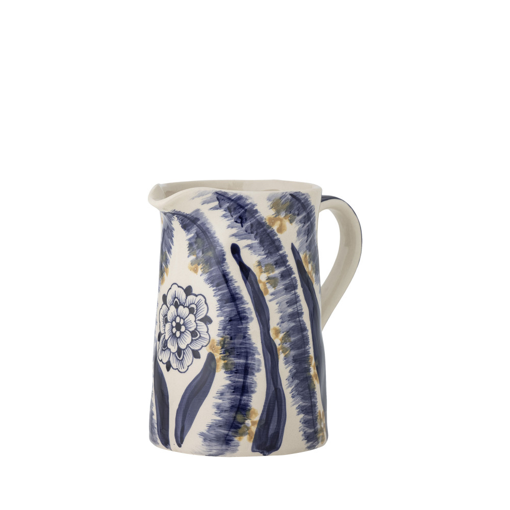 Anuuk - Vase en grès céramique H21cm - Couleur - Blanc