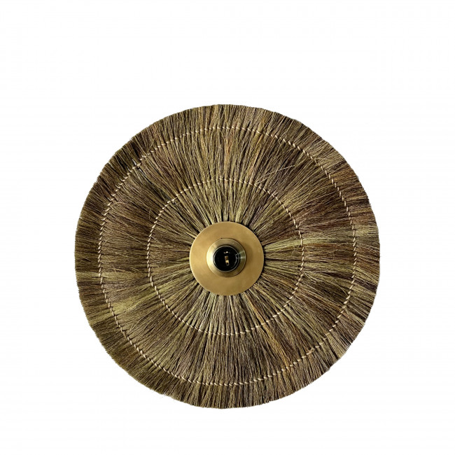Medan - Applique murale en matière naturelle ø50cm