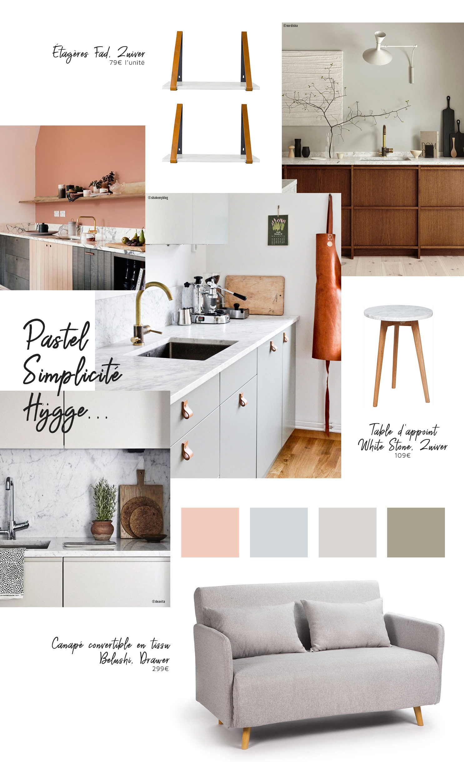 Une déco marbre aux inspirations scandinaves