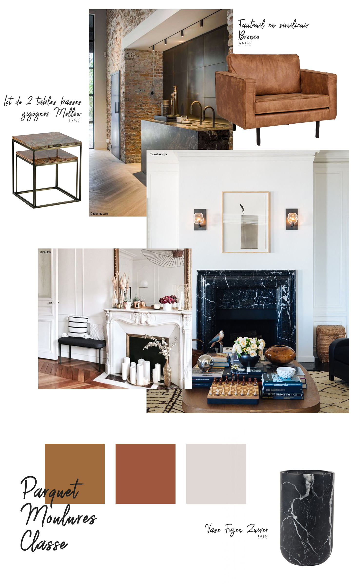 Marbre et chic industriel… Impossible d'y résister !