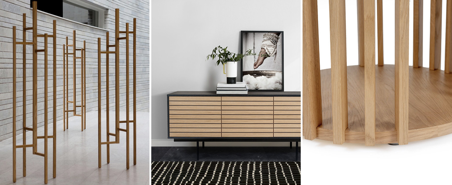 Les stries de bois, un design caractéristique de la marque européenne Woodman !