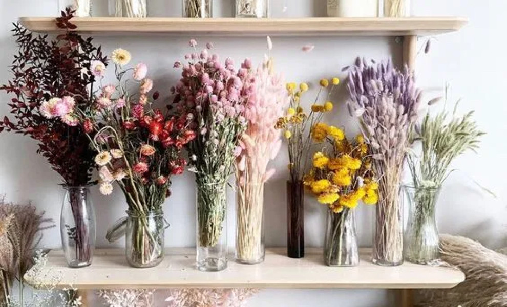 Envie d'une déco romantique ? Craquez pour les fleurs séchées ! by Drawer