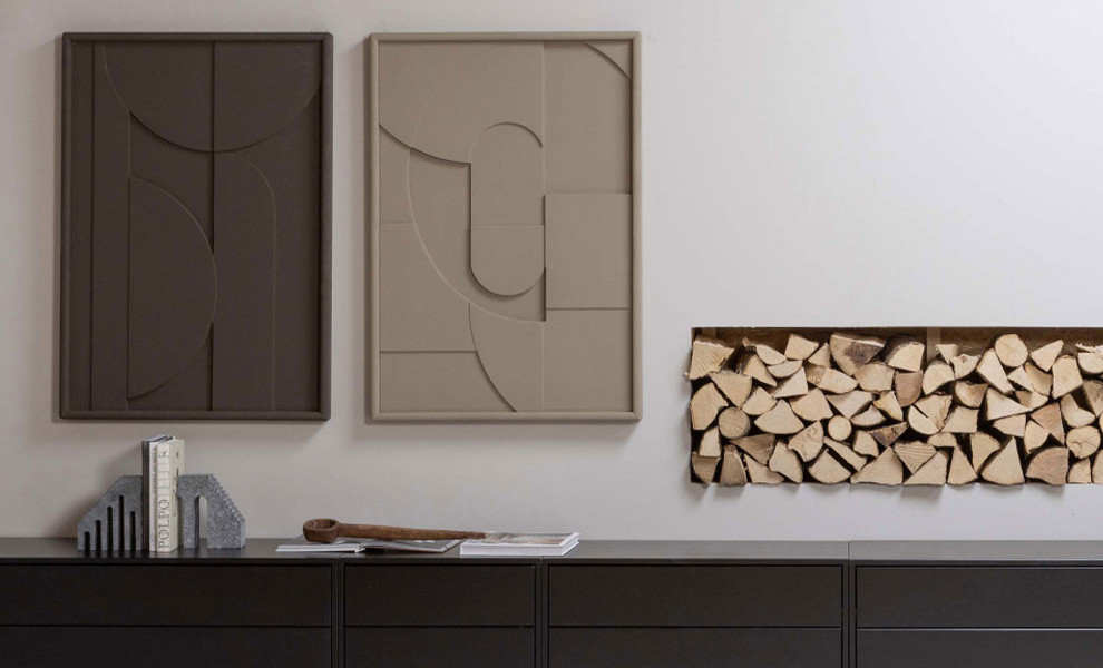 Un tableau abstrait pour ma déco minimaliste