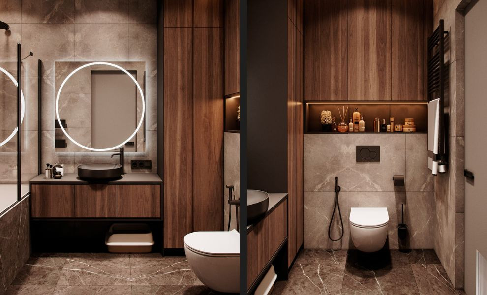 Inspirations de déco pour des toilettes modernes