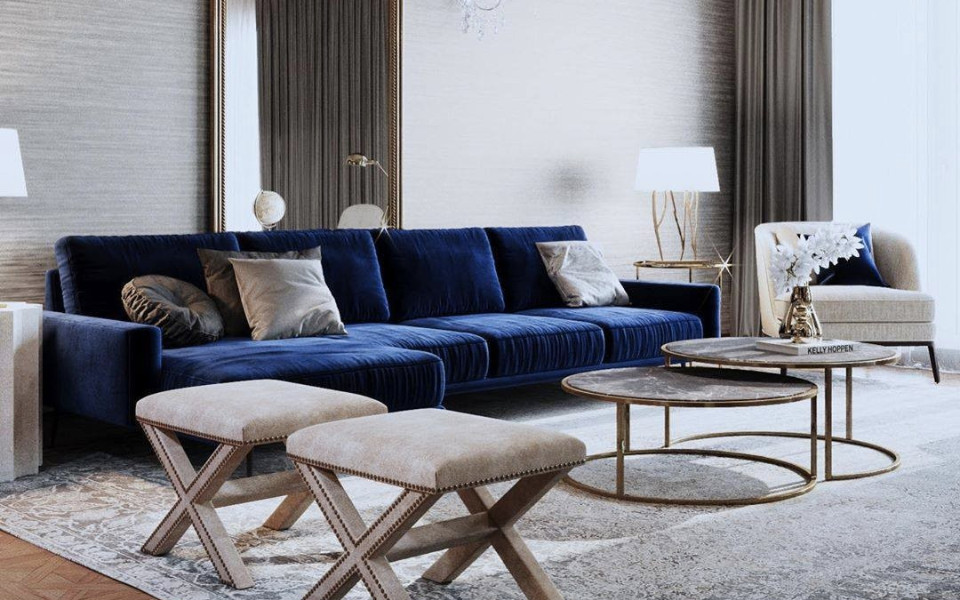 Pourquoi opter pour un canapé bleu marine ?