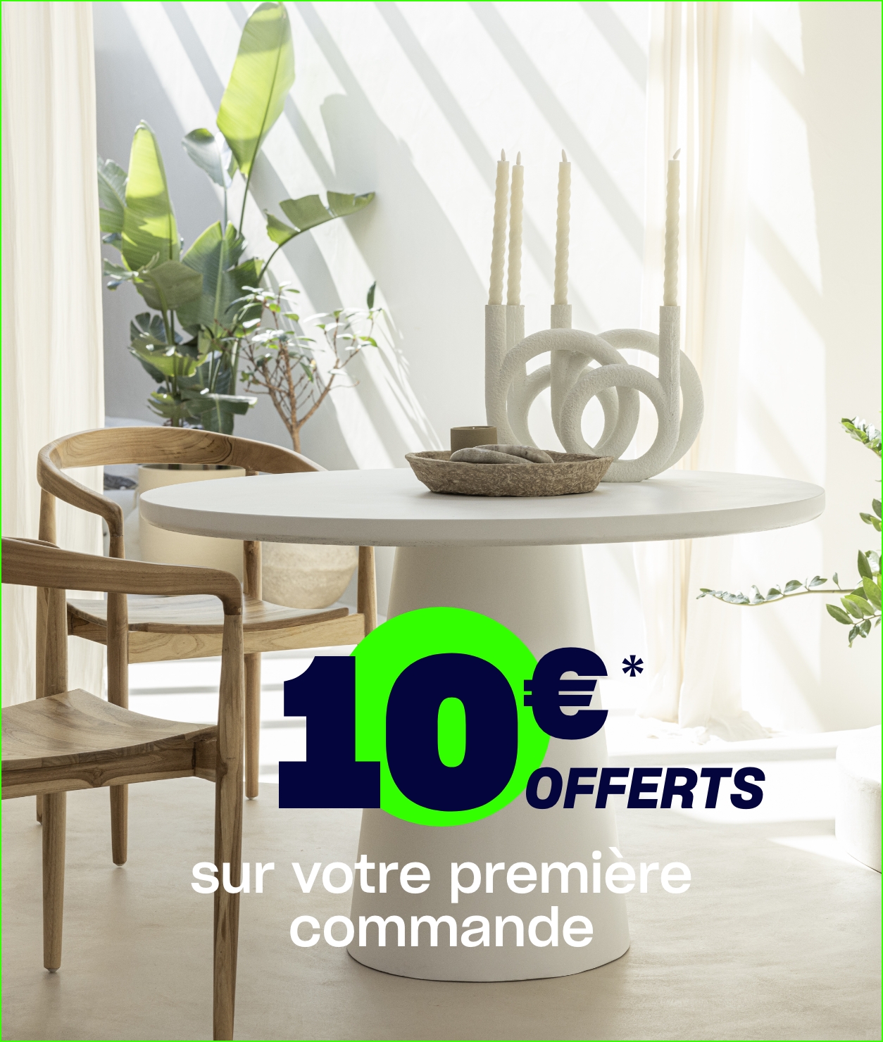 10 euros offerts Inscription Newsletter