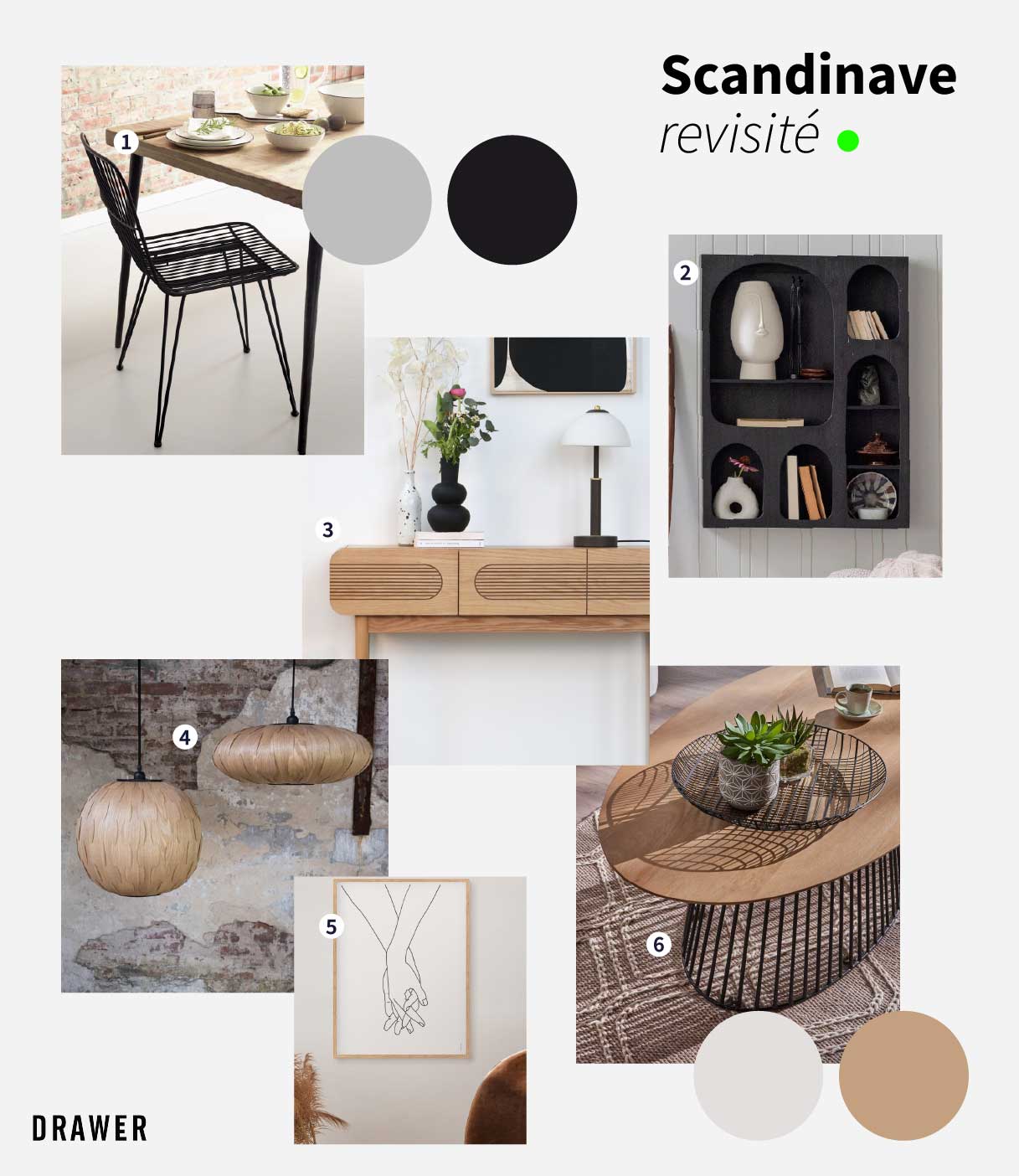 Inspiration Scandinave chez Drawer