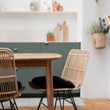 Chaise de bureau à roulettes en velours House Nordic - GENEVE